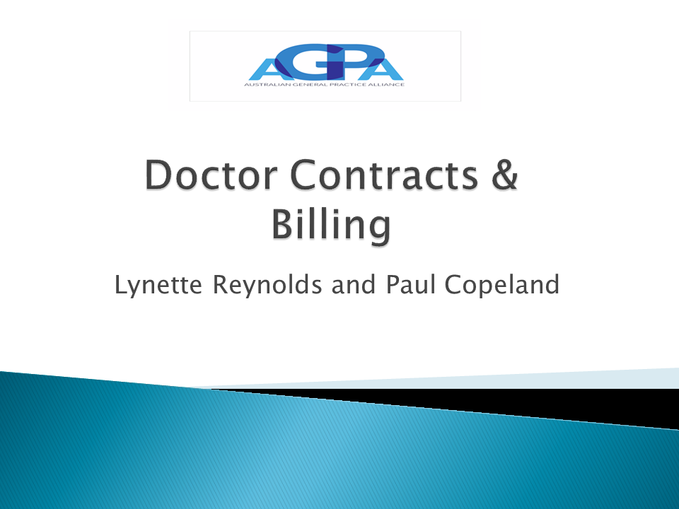 Doctor Contracts and Billing